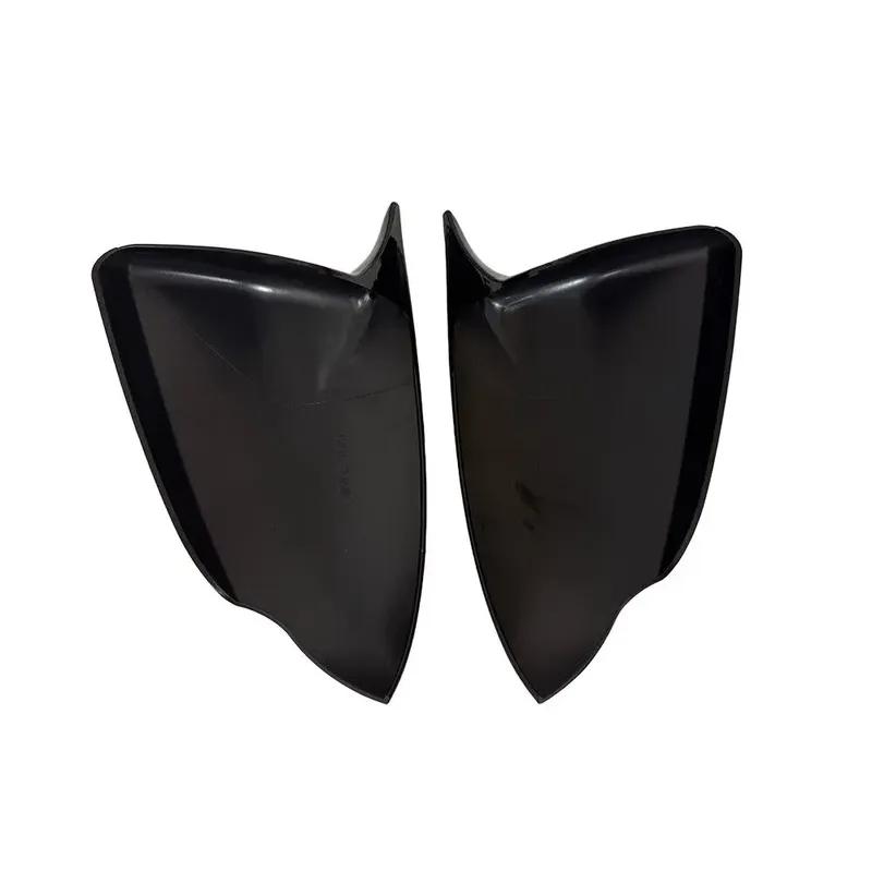 For Hyundai IONIQ 2016- Car Sticker Rearview Side Mirror Cover Wing Cap Exterior Door Rear View Case Trim Carbon Fiber Look