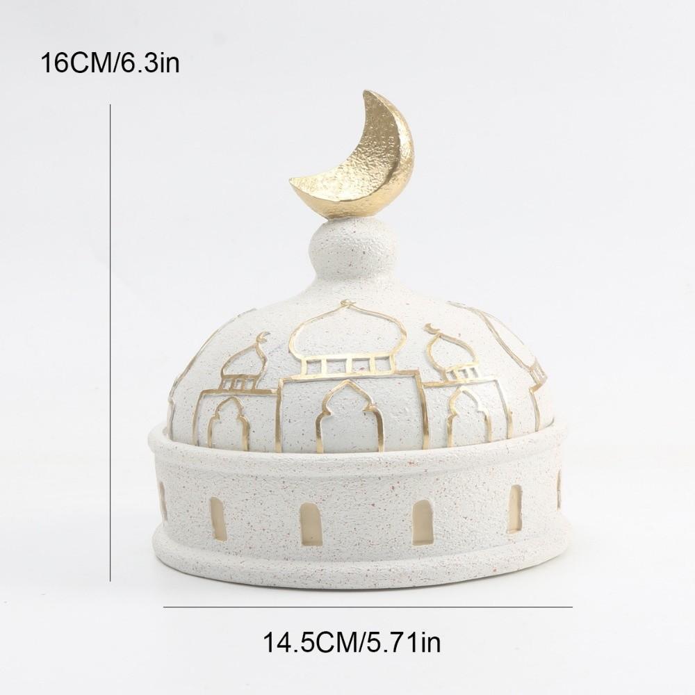 Middle Eastern Style Mosque Islamic Desktop Ornament Kaaba Dome Decorative Crafts Table Decor
