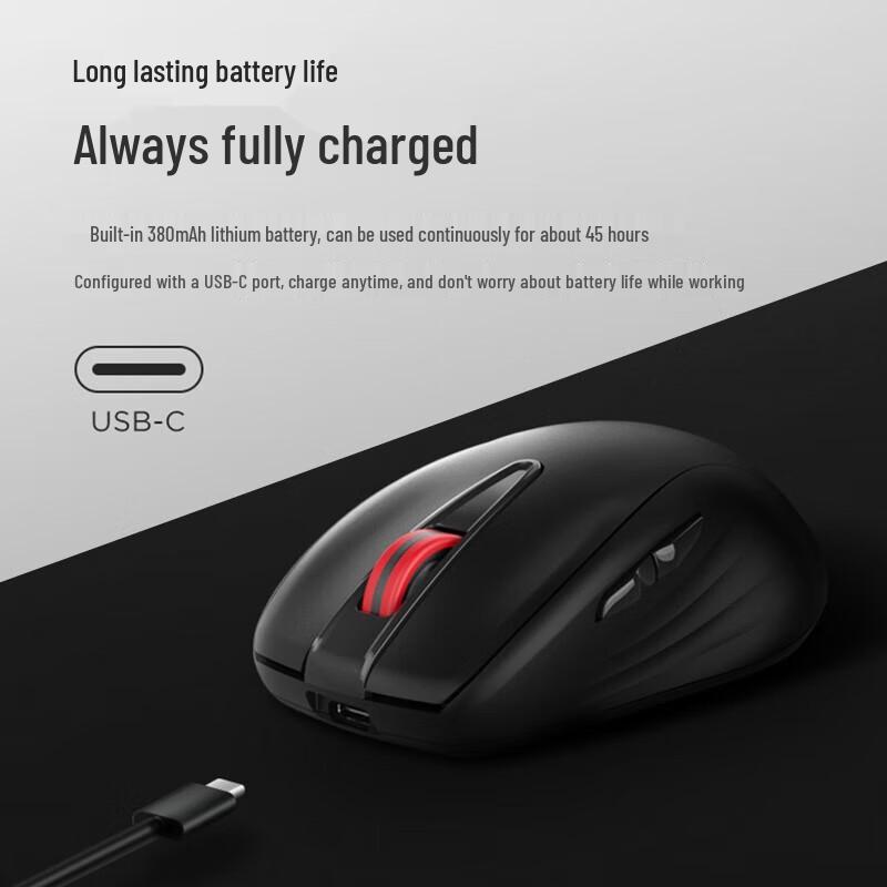 Lenovo WL200 Pro Rechargeable Wireless RGB Mouse