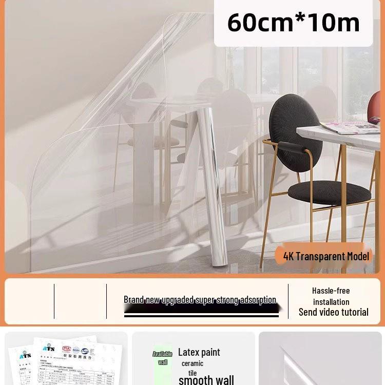 New User Discount: Transparent Wall Protective Film - Non-Damaging, Anti-Dirty Stickers for Latex Paint Surfaces