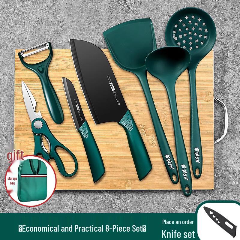Outdoor Cooking Essentials Set: Picnic Knife, Camping Spatula & Storage Bag for Kitchenware & Vegetables
