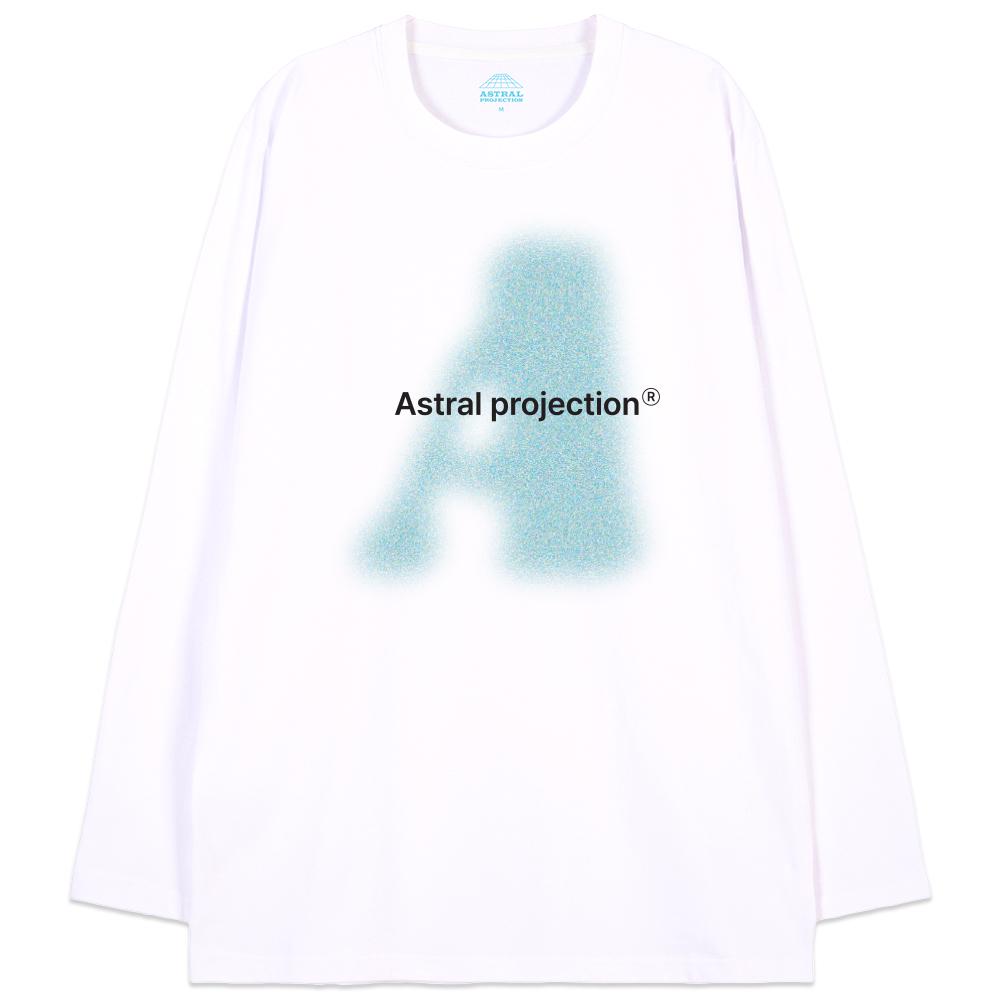 ASTRAL PROJECTION Big A Oversized Long Sleeve T-Shirt_White