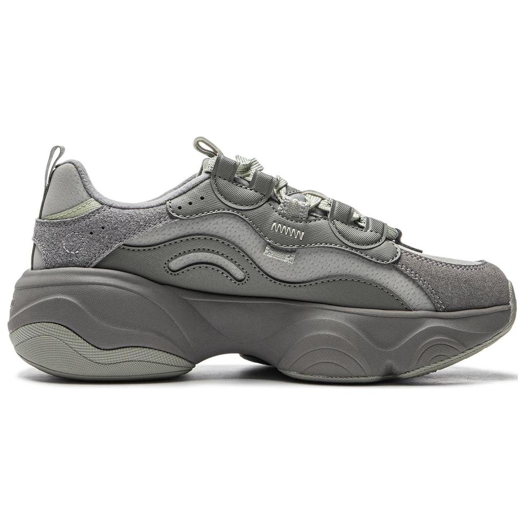 New LiNing Honey V2 Anti-Slip Wear-Resistant Low-Top Casual Shoes Women's Gray AGCU414-2