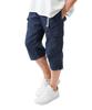 MRU Cargo Loose Cool To the Solid Cropped Size LL Men's Pants, Fit, 3/4 Length, Touch, Color, Pants, Blue,