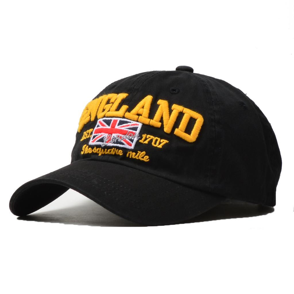Northwood All Seasons 3D Embroidery ENGLAND Letters Baseball Cap Men's Outdoor Sports Training Sunscreen Shade Adjustable Cap Men Trucker Hats