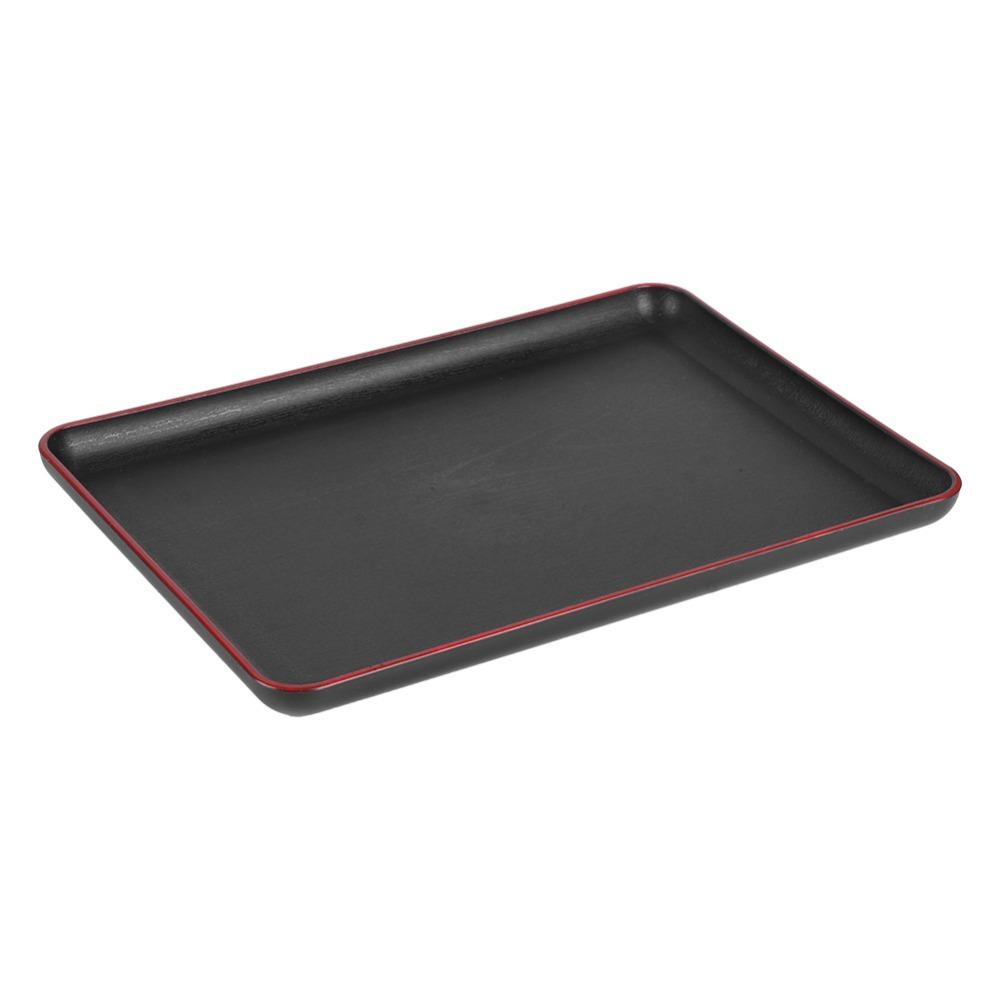 Rectangular Overall Food Carry Platter Thickened Dinner Service Tray  Beverage Placement