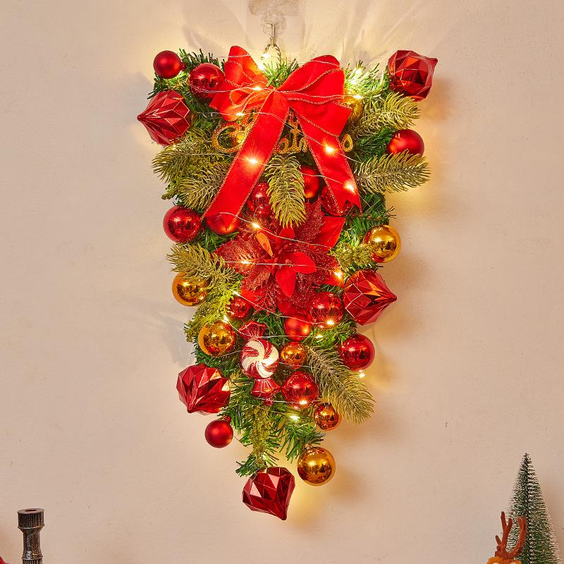 Christmas Door Wreath & Holiday Ornament for Festive Decor