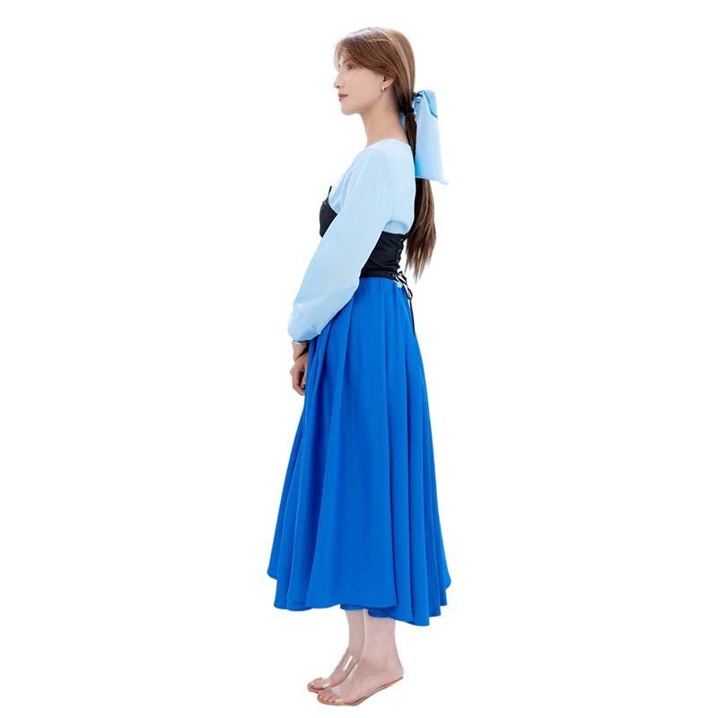 The Little Mermaid Ariel Cosplay Dress, Adult Anime Stage Performance Costume