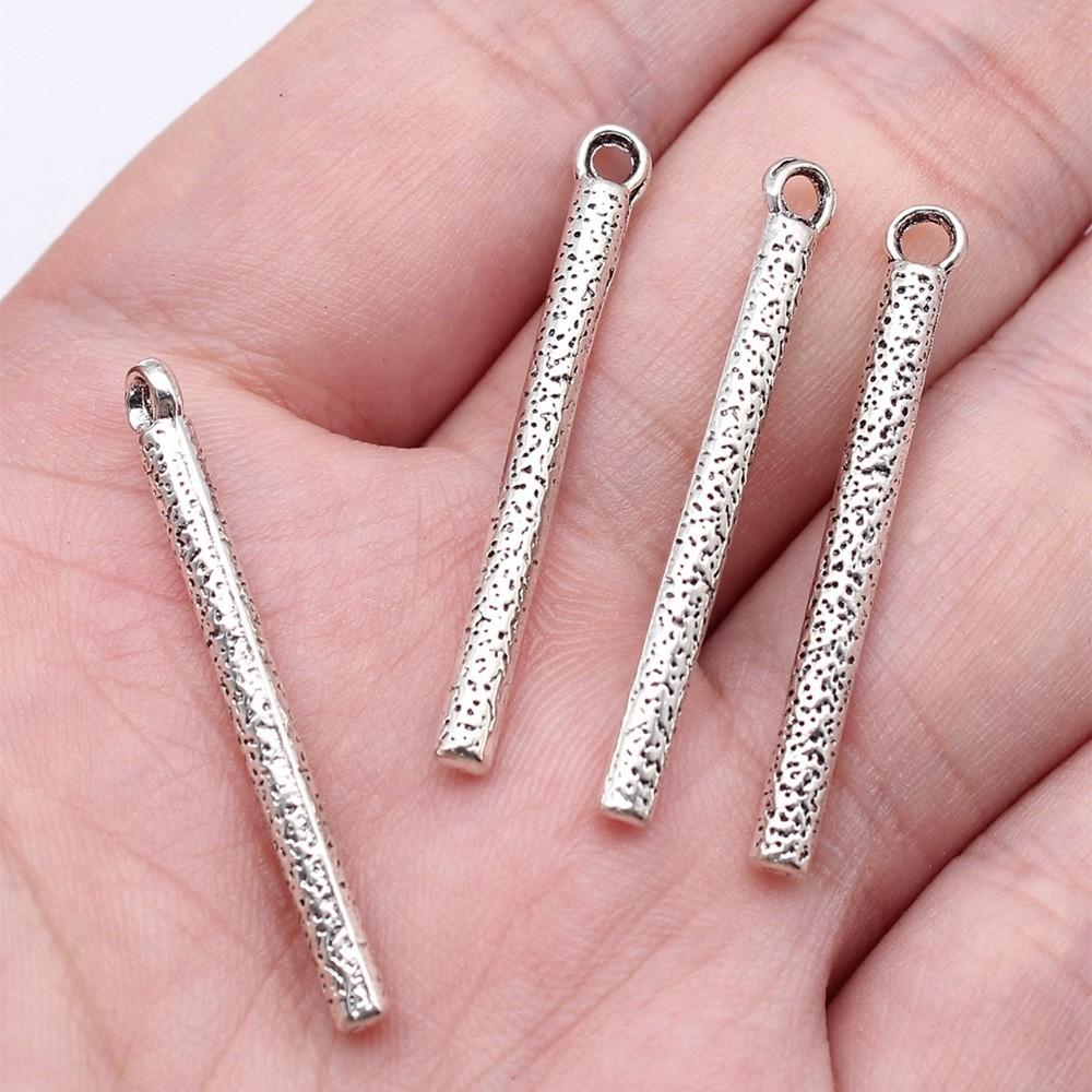 

Конические кулоны с обжимным концом, бусины, аксессуары, детали, мужские украшения, массивные эстетические украшения A50-20pcs-34x3x3mm