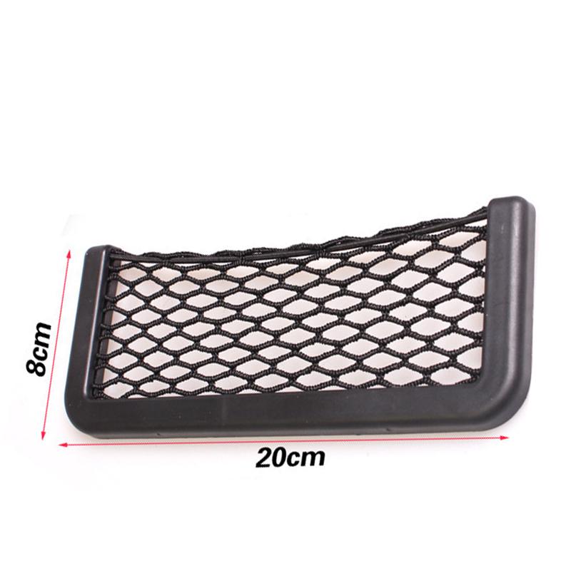 1/4 Stück Auto-Organizer, Netz-Aufbewahrungstasche, Telefonhalter, Autositz, Seiten- und Innenausstattung, Rückseite, Kleinigkeitentasche, elastische, flexible Netze