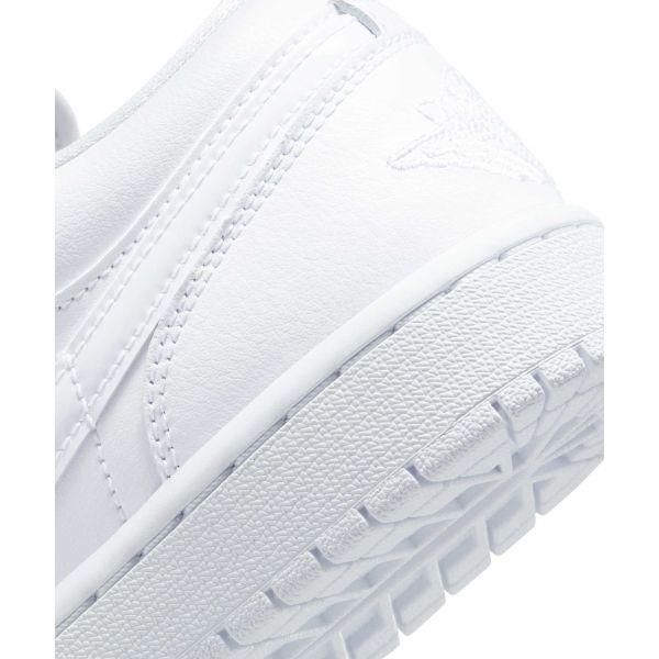 Air Jordan 1 Düşük Triple Beyaz Kadın Spor Ayakkabı DV0990-111