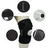 1pc Knee Brace Hinged Compression Sleeve Joint Support Open Patella Stabilizer L