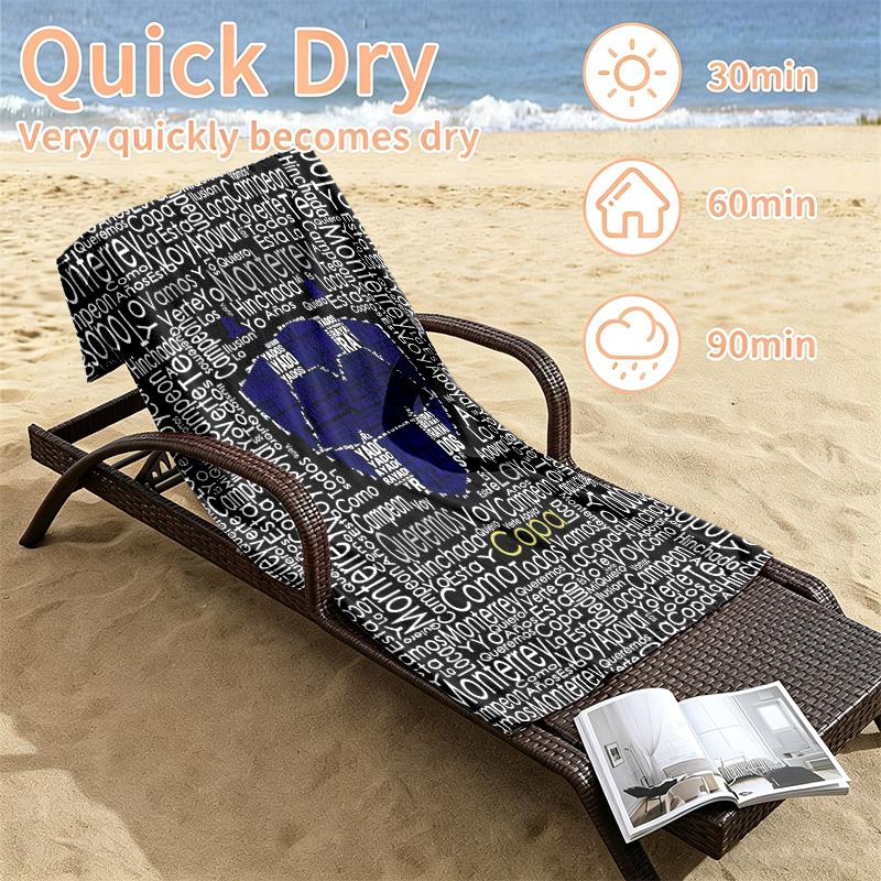 Club de Futboll Monterrey ICON Beach towels also serve as bath towels summer essential a musthave for the outdoors the beach and the pool