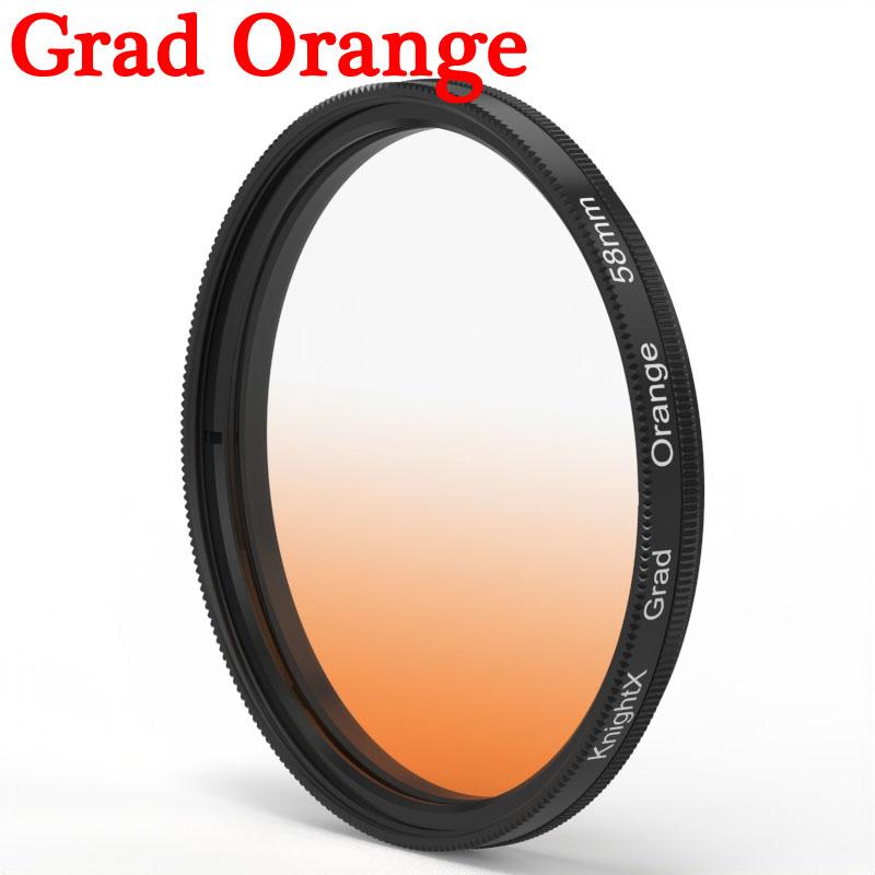 Camera Lens Camera Accessories Color Filter for Canon 49mm 52mm 55mm 58mm 67mm 77mm