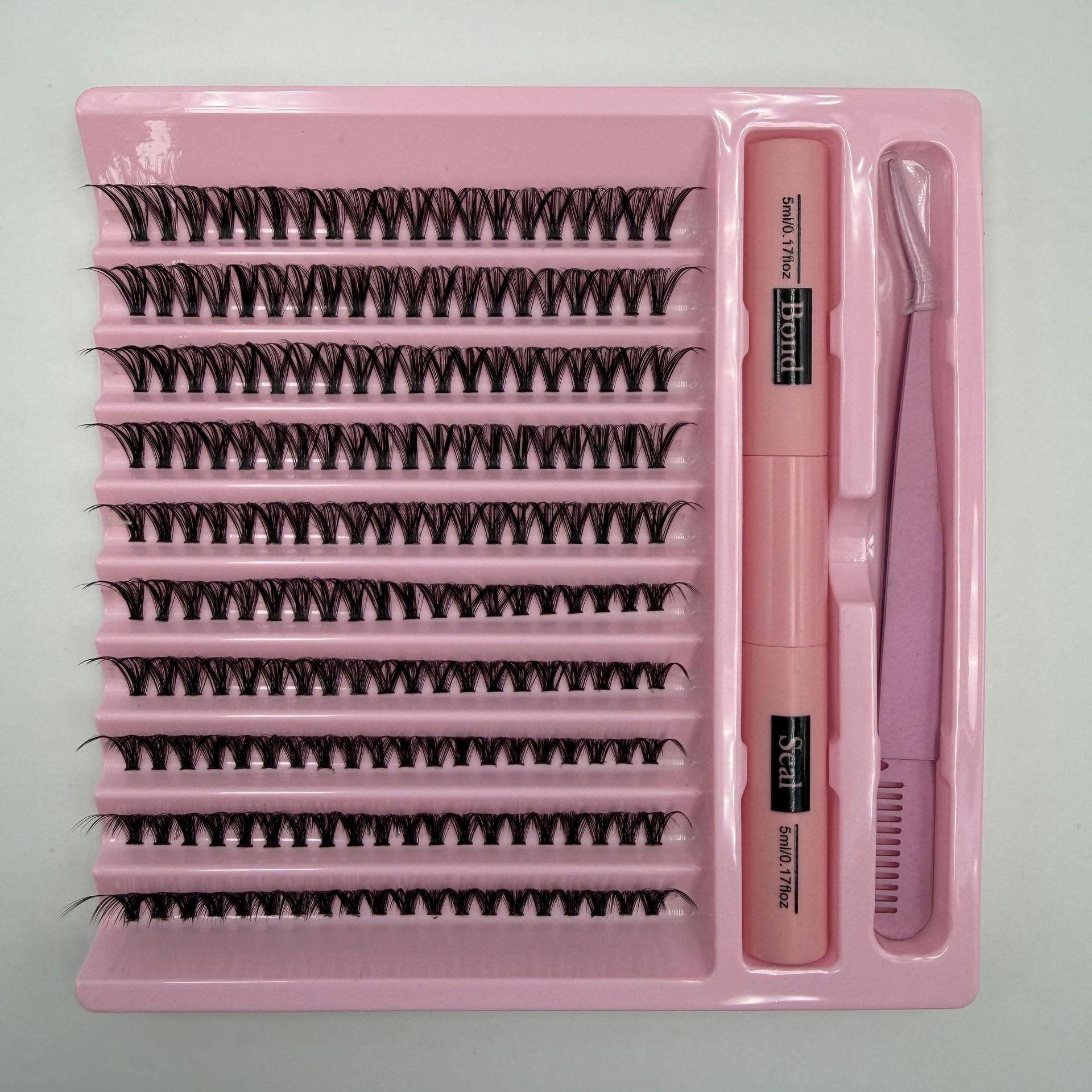 

DIY Наращивание ресниц - Сегментированные 30D, 40D, 50D, 80D для самостоятельного нанесения Single Box