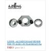 LZONE - AN4 Male Turbo Oil Feed Inlet Flange Adapter Kit w/Gasket For T3 T4 T04 T04B T04E JR-OFG31