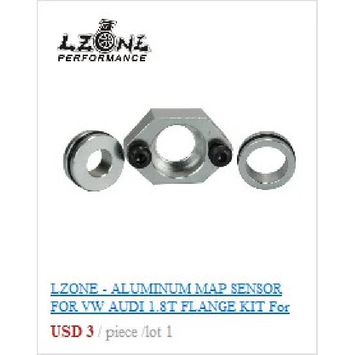 LZONE - AN4 Male Turbo Oil Feed Inlet Flange Adapter Kit w/Gasket For T3 T4 T04 T04B T04E JR-OFG31