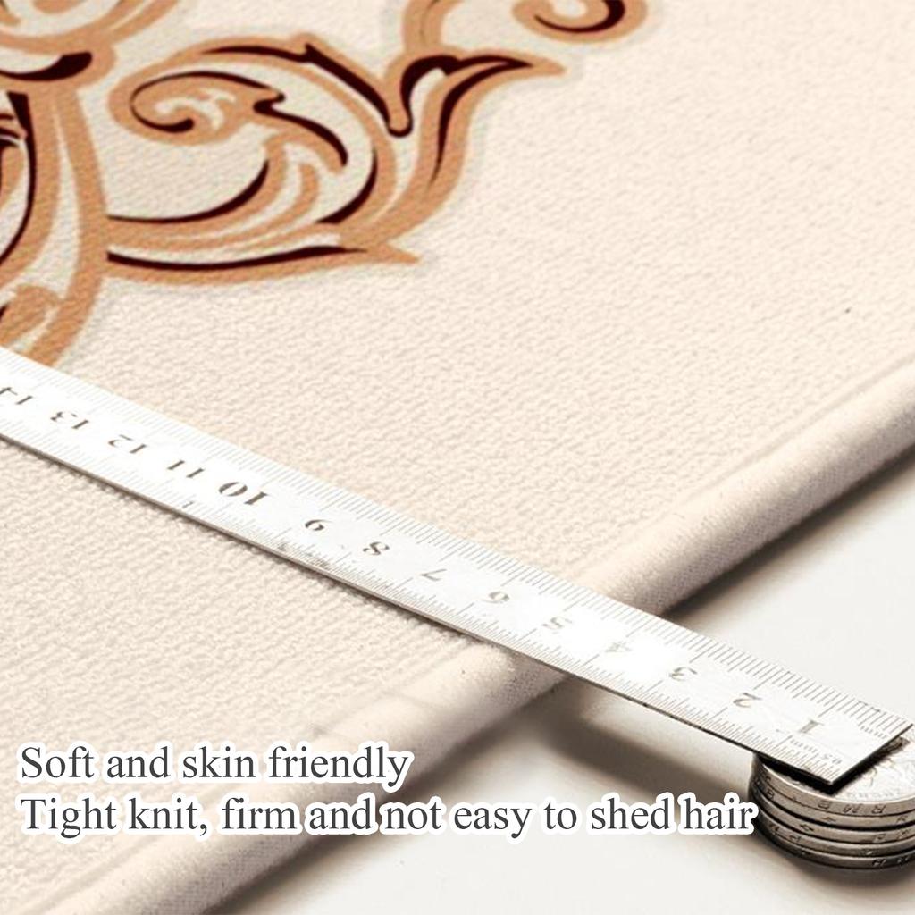 Breathable Memory Foam Chair Cushions Non Slip Flower Pattern Square Seat Pads for Comfort and Softness