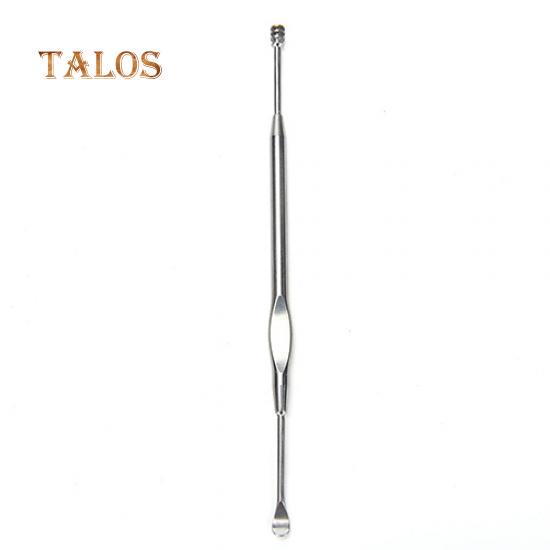 Health Ear Care Dual-Head Stainless Steel Earpick Wax Remover Curette Cleaner