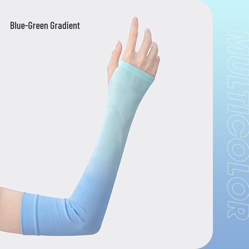 Men's UPF50+ UV Protection Ice Sleeves for Cycling & Driving