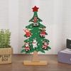 Christmas Tree Children's Handmade DIY Stereo Wooden Christmas Tree Scene Layout Christmas Decorations Ornaments Pendant