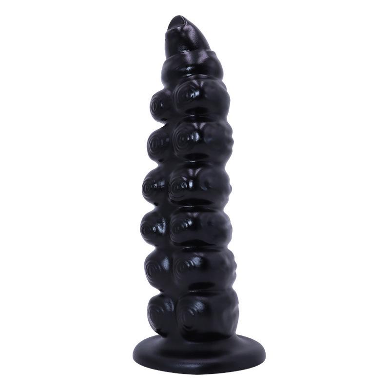 Alien Suction Cup Large Anal Plug With Tail & Beads - Erotic SM Anal Dilator