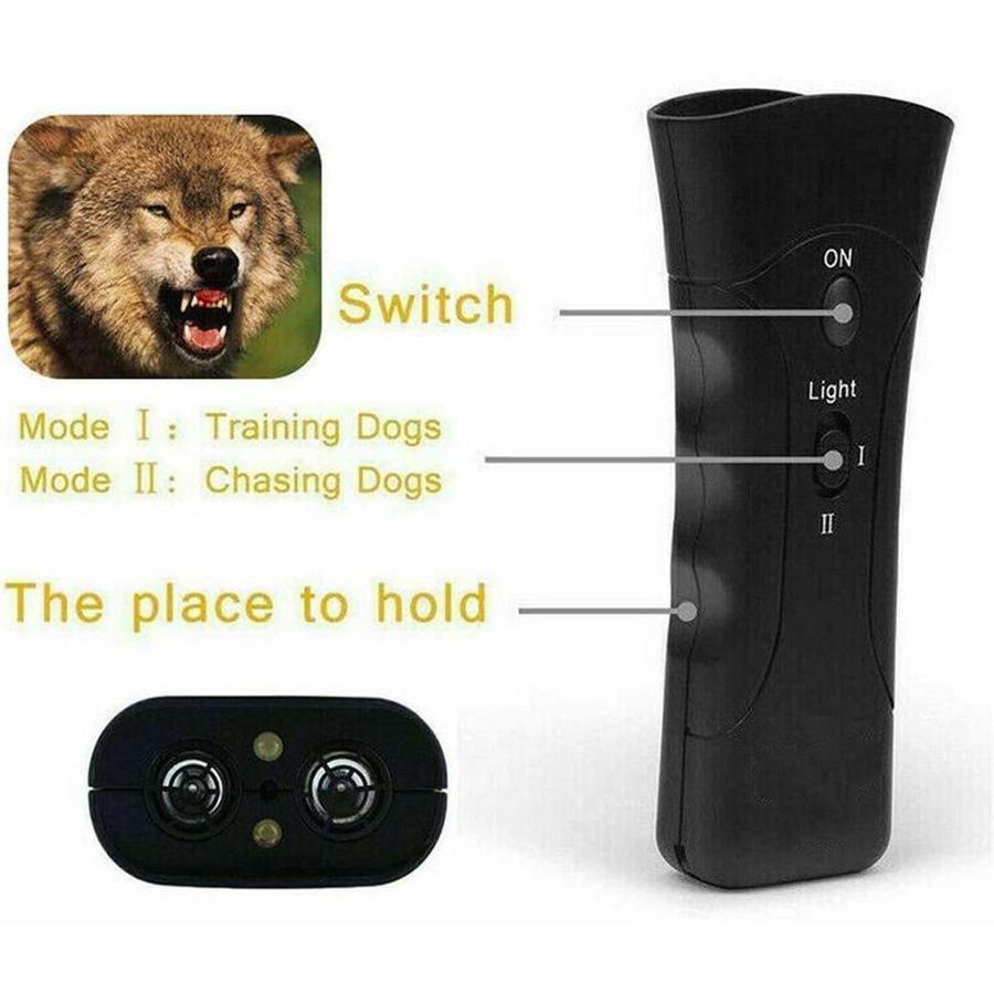 Ultrasonic Pet Dog Stop Barking Away Anti Bark Training Repeller Control Device