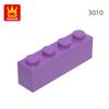 Non-Toxic 67Pcs/Lot 3010 1X4 Basic Building Blocks Moc Parts Compatible With Bricks Diy Children Toys Assembly Gift Storage Box