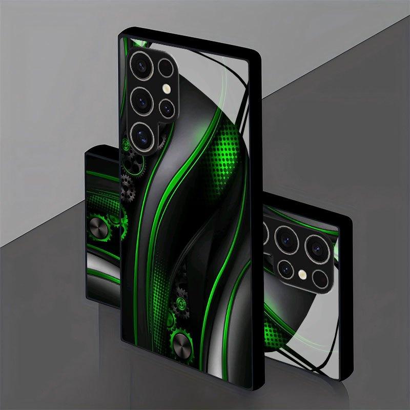 Exquisite Luxury High-end PhoneCase Glass TPU PhoneCase for Samsung Galaxy S26 S25 S24 S23 S22 S21 FE,Ultra,Plus Dropresistant