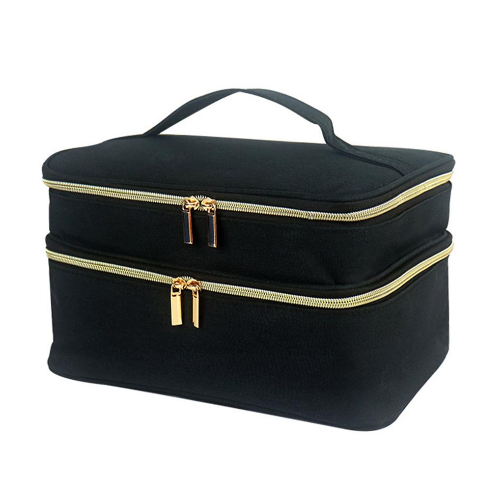 Multifunkční pouzdro na šicí příslušenství Nezbytná taška pro šicí kurz Dvouvrstvá organizační taška na nářadí a materiály