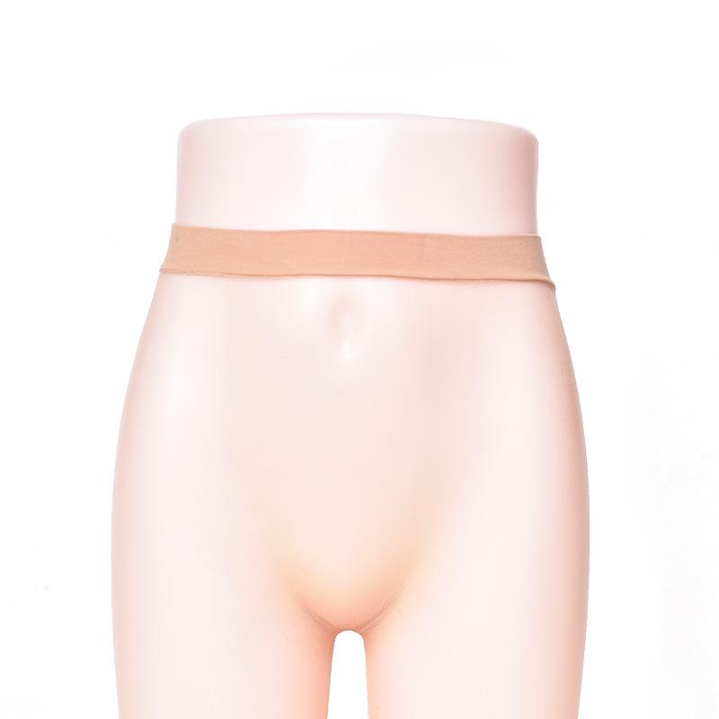 Seamless Velvet Deep-Crotch Transparent Stockings - Ultra-Thin, Plus Size, Easy Wear 