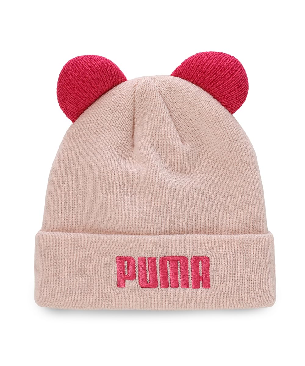 

PUMA Animal Knit Island Pink Beanie, 025550, Kids Hat, Fall/Winter 2024, (02)