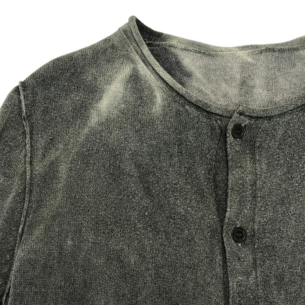 Y's Cardigan en coton à manches longues 2 Gris Homme Occasion