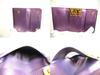 Authentic PRADA Metallic Purple Saffiano Metal Leather 6 Pics Key Chain #a367  Refurbished
