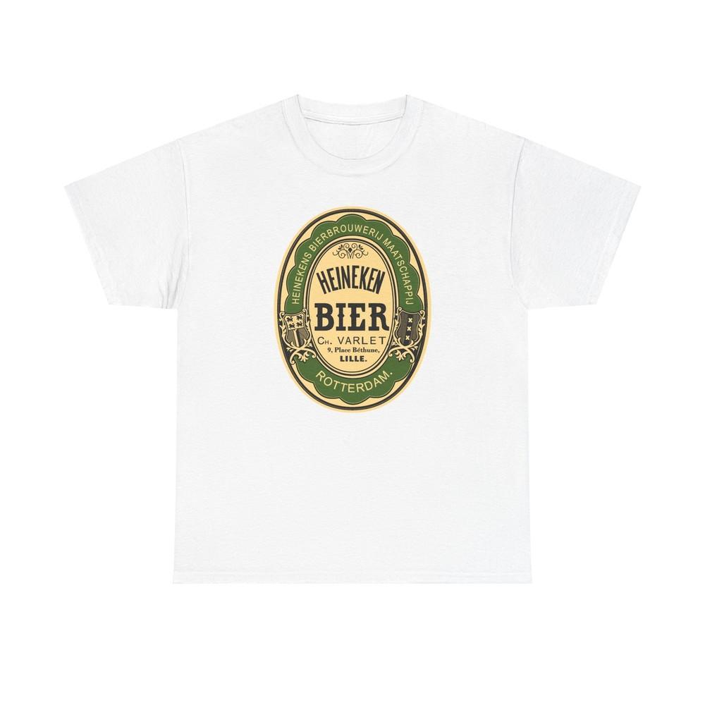 Vintage Bier Beer Rotterdam the Netherlands Unisex Heavy Cotton Tshirt Tops Tee, Dutch