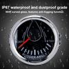 52mm Universal Boat Rudder Angle Indicator 0 190ohm Signal with Rudder Sensor 9 32V Backlight Gauge for Boat YachtBlack