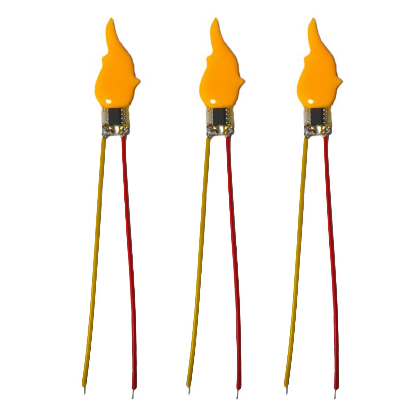 

3/5/10PCS 3V LED Flame Effect Light Bulb Flame LED Filament Light Bulb Accessories for Christmas Party Decorations