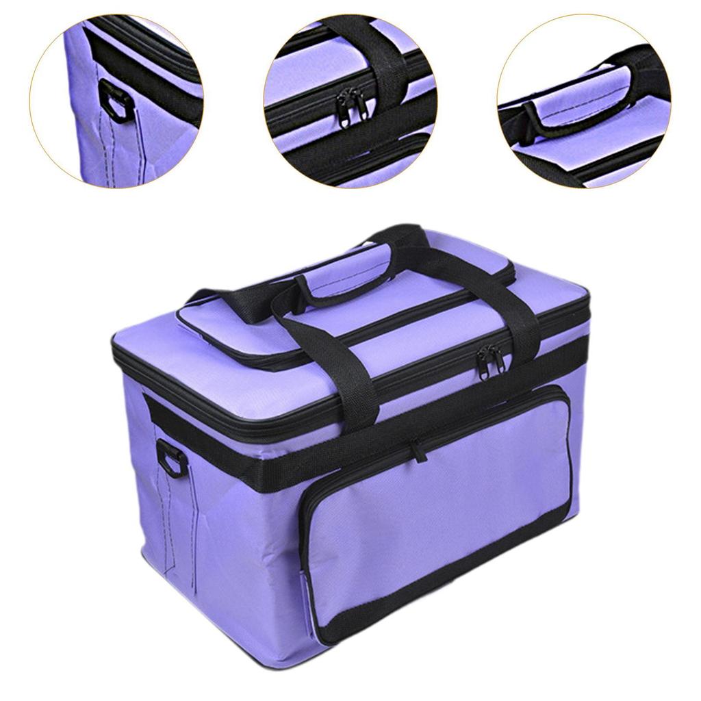 Art Supply Storage Bag Carry Case with Handle with Adjustable Shoulder Strap
