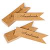 100PCS/Lot Handmade Hang Tag Gift Baking Universal Card Vintage Card Kraft Paper Swallowtail DIY Packaging Decoration TMZ