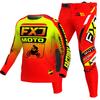 Motocross udstyrssæt til børn 4 5 6 7 8 9 10 11 12 13 år Ungdom barn Motorcykel dreng pige Trøje Bukser Sæt racerdragt Off-road Enduro MX MTB