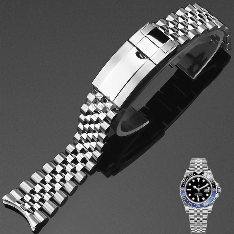 904 Jubilee Watch Band For Rolex Sub GMT Yacht Daytona 20mm 21mm Men Strap Luxury watch chain Mod Parts Replacement Accessories