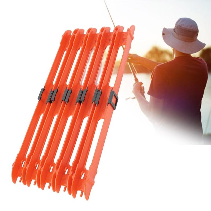 10 Pezzi Scheda Avvolgicavo in Plastica Porta Filo Avvolgitore per Filo da Pesca Strumento di Gestione Avvolgitore Universale per Montature da Pesca