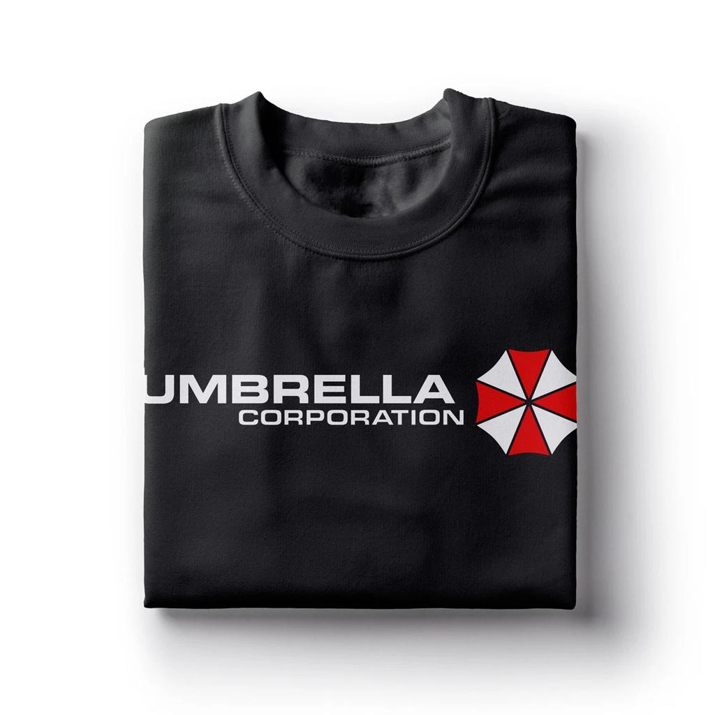 Umbrella Corporation Corp Inspired by Resident Evil Printed T-Shirt Men Women Summer Men's T-Shirt Black Casual Cotton Tee
