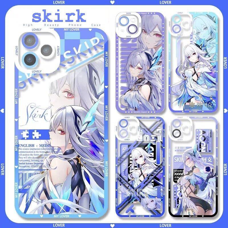 Genshin Impact Skirk Handyhülle Für Xiaomi Redmi Note 14 13 12 11 Pro Plus 11S 12S 10 10S Turbo 4 POCO X6 X7 Pro 14C 13C Hülle