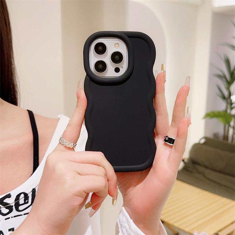 Case Cover for Xiaomi Redmi 13 Pro 5G 12 4G 8 10 13 Pro Plus 9S Redmi 14C 13 12C 9C 10C 13C Wave Couple Candy Color Soft Funda