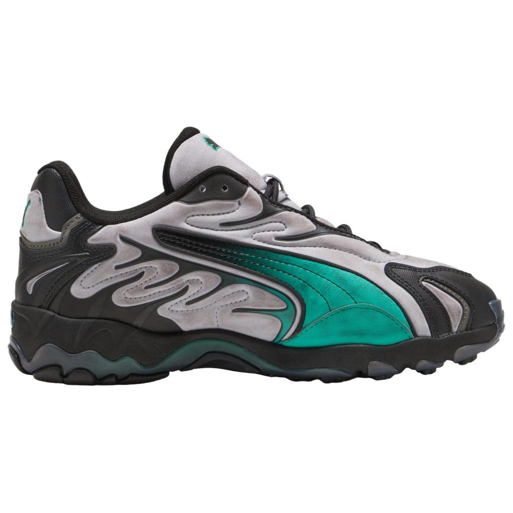 Puma Inhale Distressed 'Vibrant Silver Vibrant Green' Men's Sneakers