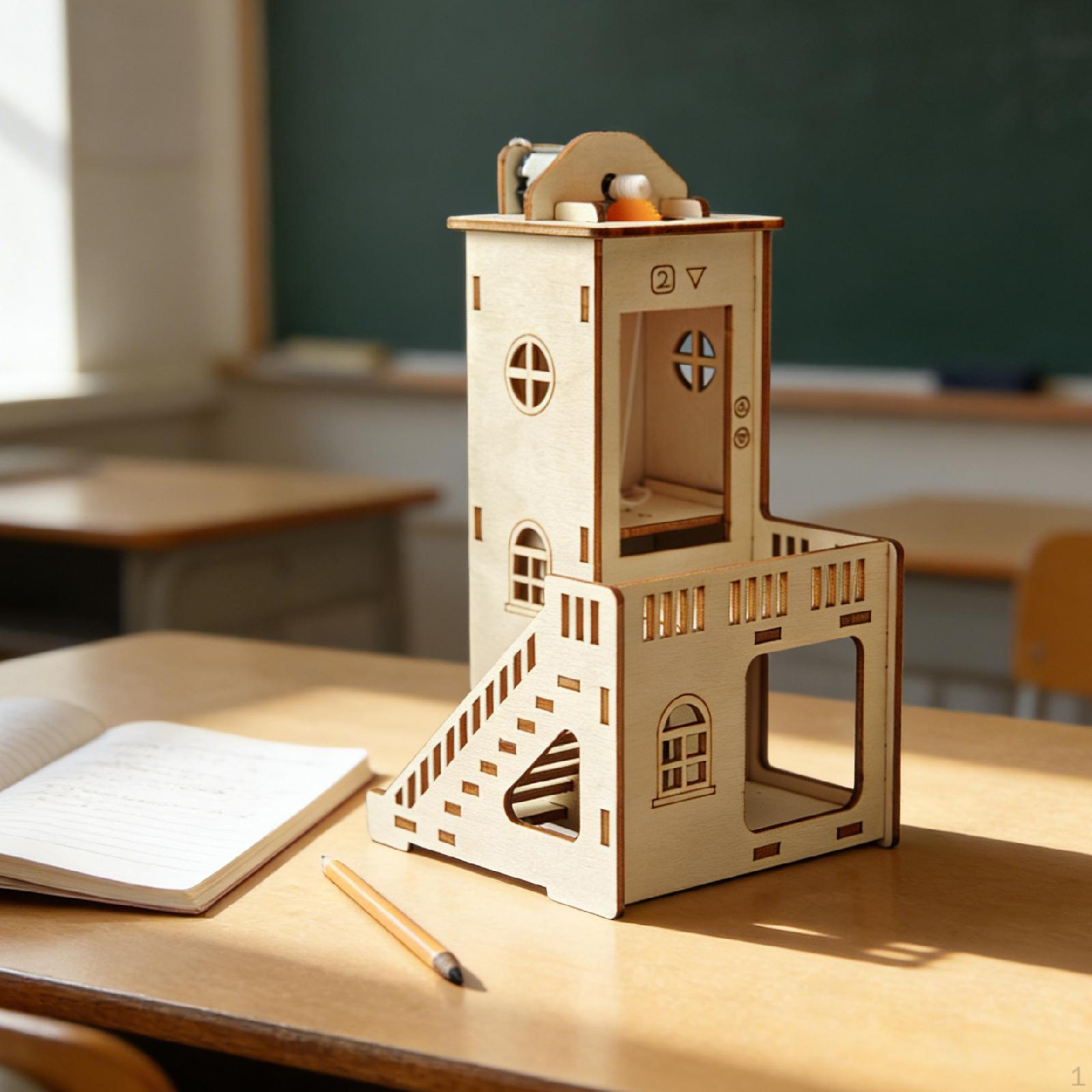 DIY Elevator Model Kit Educational Creative Handcraft Science Experiment Physical for Kids