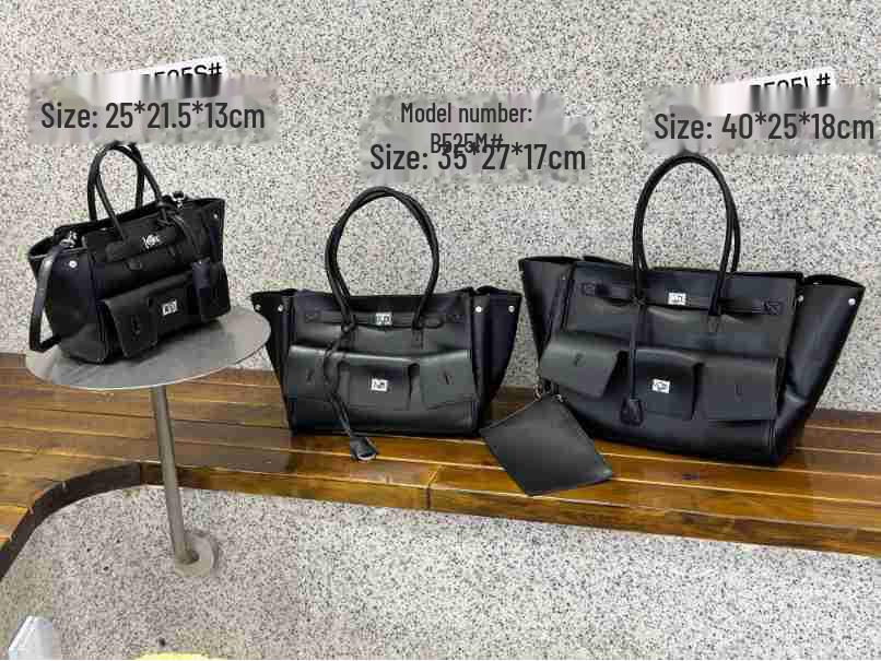 

Нишевые ретро-сумки: Сумки-тоуты и сумки на одно плечо большой вместимости для работы и матери и ребенка Small 25*13*21.5 cm