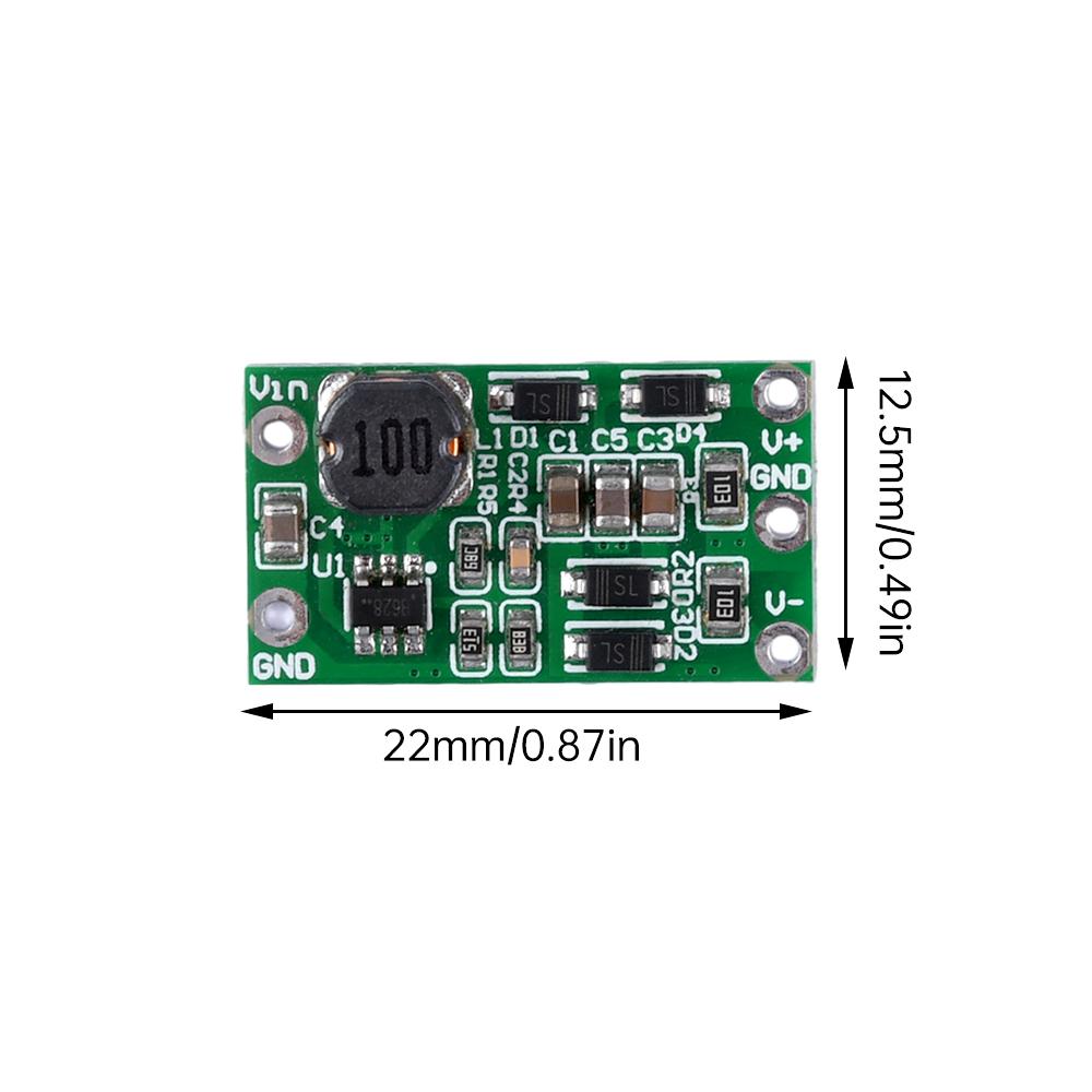 DC-DC Step-Up Positive Voltage Negative Voltage Module Dual Output Voltage Step Up Power Supply Board  DC 3-15V To ±12V ±5V