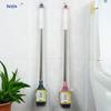 Toilettenbürste aus Edelstahl mit langem Griff und quadratischem Kopf